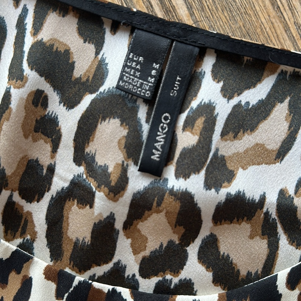 Mango Leopard Print Dress - Picture 6 of 6